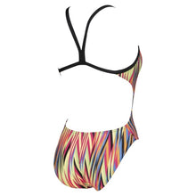 Load image into Gallery viewer, arena-womens-speed-stripes-challenge-back-one-piece-swimsuit-black-multi-orange-003480-505-ontario-swim-hub-2