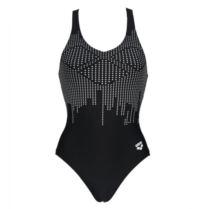 Black studded swimsuit online