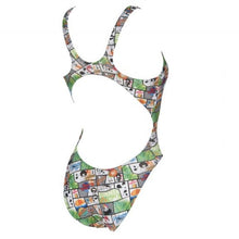 Load image into Gallery viewer, WOMEN'S SUMMER COMICS SWIM TECH - OntarioSwimHub