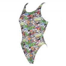 Load image into Gallery viewer, WOMEN'S SUMMER COMICS SWIM TECH - OntarioSwimHub