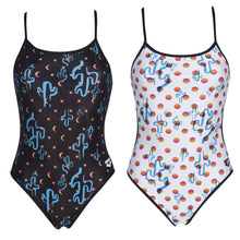 Load image into Gallery viewer, WOMEN'S SUNSET REVERSIBLE CHALLENGE BACK - OntarioSwimHub