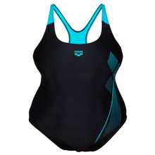 Load image into Gallery viewer, arena-womens-swim-pro-back-graphic-plus-size-swimsuit-black-martinica-005250-580-ontario-swim-hub-2