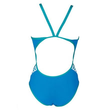 Load image into Gallery viewer, ONLY SIZE 32 - WOMEN'S TEAM STRIPE SUPERFLY BACK - PIX BLUE - OntarioSwimHub