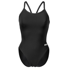 Load image into Gallery viewer, arena-womens-team-swimsuit-challenge-solid-black-white-004766-550-ontario-swim-hub-2

