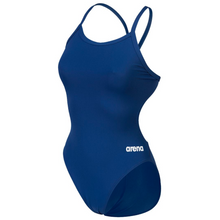 Load image into Gallery viewer, arena-womens-team-swimsuit-challenge-solid-navy-white-004766-750-ontario-swim-hub-1