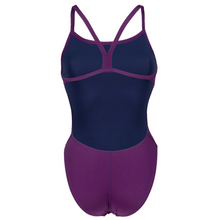Load image into Gallery viewer, arena-womens-team-swimsuit-challenge-solid-plum-white-004766-911-ontario-swim-hub-4