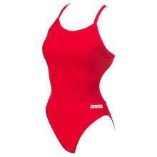 Load image into Gallery viewer, arena-womens-team-swimsuit-challenge-solid-red-white-004766-450-ontario-swim-hub-1