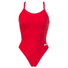 Load image into Gallery viewer, arena-womens-team-swimsuit-challenge-solid-red-white-004766-450-ontario-swim-hub-2