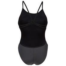 Load image into Gallery viewer, arena-womens-team-swimsuit-lace-back-solid-asphalt-black-004651-530-ontario-swim-hub-4