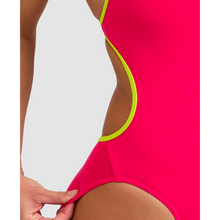 Load image into Gallery viewer, arena-womens-team-swimsuit-lace-back-solid-freak-rose-soft-green-004651-960-ontario-swim-hub-8