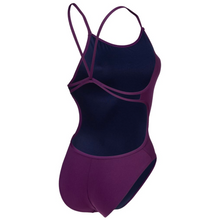 Load image into Gallery viewer, arena-womens-team-swimsuit-lace-back-solid-plum-white-004651-911-ontario-swim-hub-3