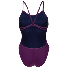 Load image into Gallery viewer, arena-womens-team-swimsuit-lace-back-solid-plum-white-004651-911-ontario-swim-hub-4
