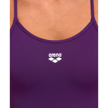 Load image into Gallery viewer, arena-womens-team-swimsuit-lace-back-solid-plum-white-004651-911-ontario-swim-hub-8