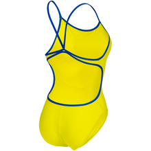 Load image into Gallery viewer, arena-womens-team-swimsuit-lace-back-solid-soft-green-neon-blue-004651-680-ontario-swim-hub-3