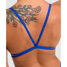 Load image into Gallery viewer, arena-womens-team-swimsuit-lace-back-solid-soft-green-neon-blue-004651-680-ontario-swim-hub-9