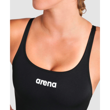 Load image into Gallery viewer, arena-womens-team-swimsuit-swim-pro-solid-black-white-005803-550-ontario-swim-hub-8