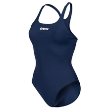 Load image into Gallery viewer, arena-womens-team-swimsuit-swim-pro-solid-navy-white-005803-750-ontario-swim-hub-1