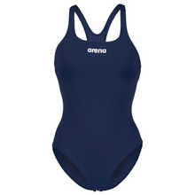 Load image into Gallery viewer, arena-womens-team-swimsuit-swim-pro-solid-navy-white-005803-750-ontario-swim-hub-2