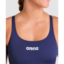 Load image into Gallery viewer, arena-womens-team-swimsuit-swim-pro-solid-navy-white-005803-750-ontario-swim-hub-8