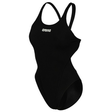 Load image into Gallery viewer, arena-womens-team-swimsuit-swim-tech-solid-black-white-004763-550-ontario-swim-hub-1