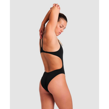 Load image into Gallery viewer, arena-womens-team-swimsuit-swim-tech-solid-black-white-004763-550-ontario-swim-hub-6
