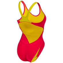 Load image into Gallery viewer, arena-womens-team-swimsuit-swim-tech-solid-freak-rose-soft-green-004763-960-ontario-swim-hub-3