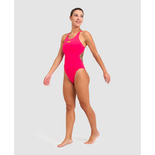Load image into Gallery viewer, arena-womens-team-swimsuit-swim-tech-solid-freak-rose-soft-green-004763-960-ontario-swim-hub-7