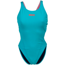 Load image into Gallery viewer, arena-womens-team-swimsuit-swim-tech-solid-martinica-floreale-004763-840-ontario-swim-hub-2