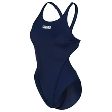 Load image into Gallery viewer, arena-womens-team-swimsuit-swim-tech-solid-navy-white-004763-750-ontario-swim-hub-1