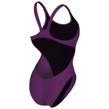 Load image into Gallery viewer, arena-womens-team-swimsuit-swim-tech-solid-plum-white-004763-911-ontario-swim-hub-3