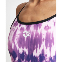 Load image into Gallery viewer, arena-womens-tiedye-stripes-reversible-challenge-back-one-piece-swimsuit-freak-rose-reflexion-multi-004379-900-ontario-swim-hub-10