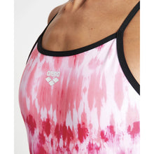 Load image into Gallery viewer, arena-womens-tiedye-stripes-reversible-challenge-back-one-piece-swimsuit-freak-rose-reflexion-multi-004379-900-ontario-swim-hub-11