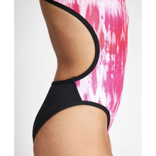 Load image into Gallery viewer, arena-womens-tiedye-stripes-reversible-challenge-back-one-piece-swimsuit-freak-rose-reflexion-multi-004379-900-ontario-swim-hub-13