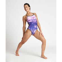 Load image into Gallery viewer, arena-womens-tiedye-stripes-reversible-challenge-back-one-piece-swimsuit-freak-rose-reflexion-multi-004379-900-ontario-swim-hub-8