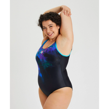 Load image into Gallery viewer, arena-womens-u-back-placement-plus-size-one-piece-swimsuit-black-martinica-multi-005137-760-ontario-swim-hub-5