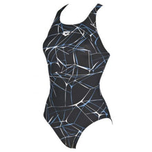 Load image into Gallery viewer, ONLY SIZE 32 - WOMEN'S WATER SWIM PRO - BLACK/GREY - OntarioSwimHub