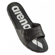 Load image into Gallery viewer, arena-womens-watergrip-slides-black-grey-000413-551-ontario-swim-hub-1