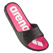 Load image into Gallery viewer, arena-womens-watergrip-slides-black-magenta-000413-506-ontario-swim-hub-1