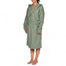 Load image into Gallery viewer, arena-zeal-bathrobe-army-tangerine-women