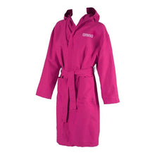 Load image into Gallery viewer, arena-zeal-bathrobe-fuchsia-white