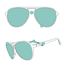 Load image into Gallery viewer, goodr-the-mach-gs-cockpit-optics-amelia-earhart-ghosted-me-aviator-running-sunglasses-mg-tr-br1-nr-ontario-swim-hub-6