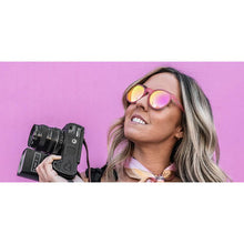 Load image into Gallery viewer,     influencers-pay-double-pink-round-mirrored-goodr-sunglasses-cg-pk-pk1-rf-ontario-swim-hub-4