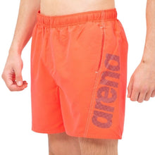 Load image into Gallery viewer, MEN'S FUNDAMENTALS LOGO BOXER SWIM SHORTS - OntarioSwimHub