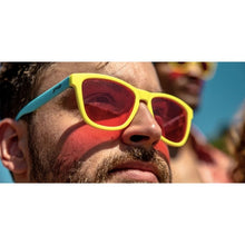 Load image into Gallery viewer, pineapple-painkillers-blue-yellow-goodr-running-sunglasses-og-ywlb-nrrd1-ontario-swim-hub-4