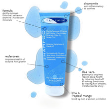 Load image into Gallery viewer, triswim chlorine removal shampoo 251ml features
