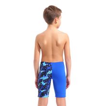 Load image into Gallery viewer, arena-boys-swim-jammer-crowded-neon-blue-neon-blue-multi-011811-580-ontario-swim-hub-6
