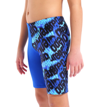 Load image into Gallery viewer, arena-boys-swim-jammer-crowded-neon-blue-neon-blue-multi-011811-580-ontario-swim-hub-8
