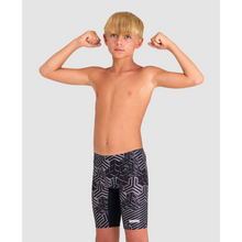 Load image into Gallery viewer,     arena-boys-swim-jammer-kikko-pro-black-black-multi-005899-550-ontario-swim-hub-5
