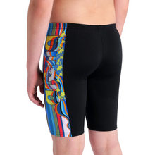 Load image into Gallery viewer, arena-boys-swim-jammer-palette-multi-water-black-008098-805-ontario-swim-hub-8
