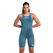 Load image into Gallery viewer, arena-caimano-special-edition-womens-open-back-powerskin-carbon-air2-kneeskin-abyss-caimano-006341-203-ontario-swim-hub-1
